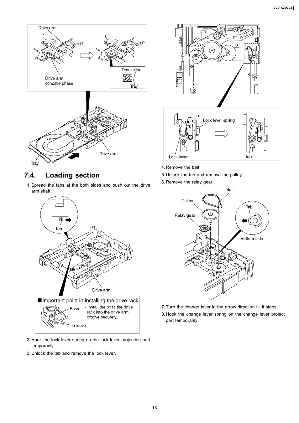 Panasonic DVD-K29GCS User Manual | Page 13 / 64