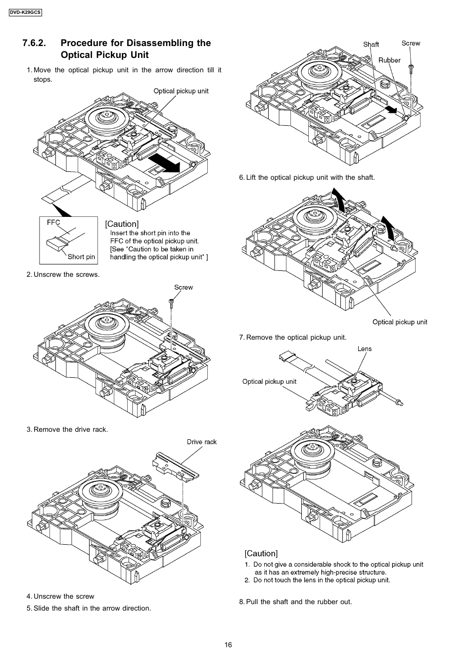 Panasonic DVD-K29GCS User Manual | Page 16 / 64