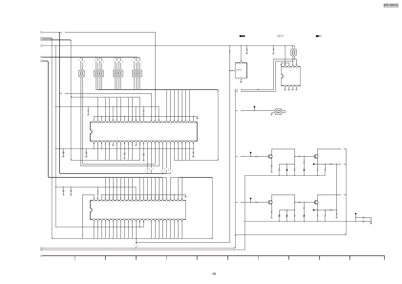 Video main signal audio main signal rf signal | Panasonic DVD-K29GCS User Manual | Page 49 / 64