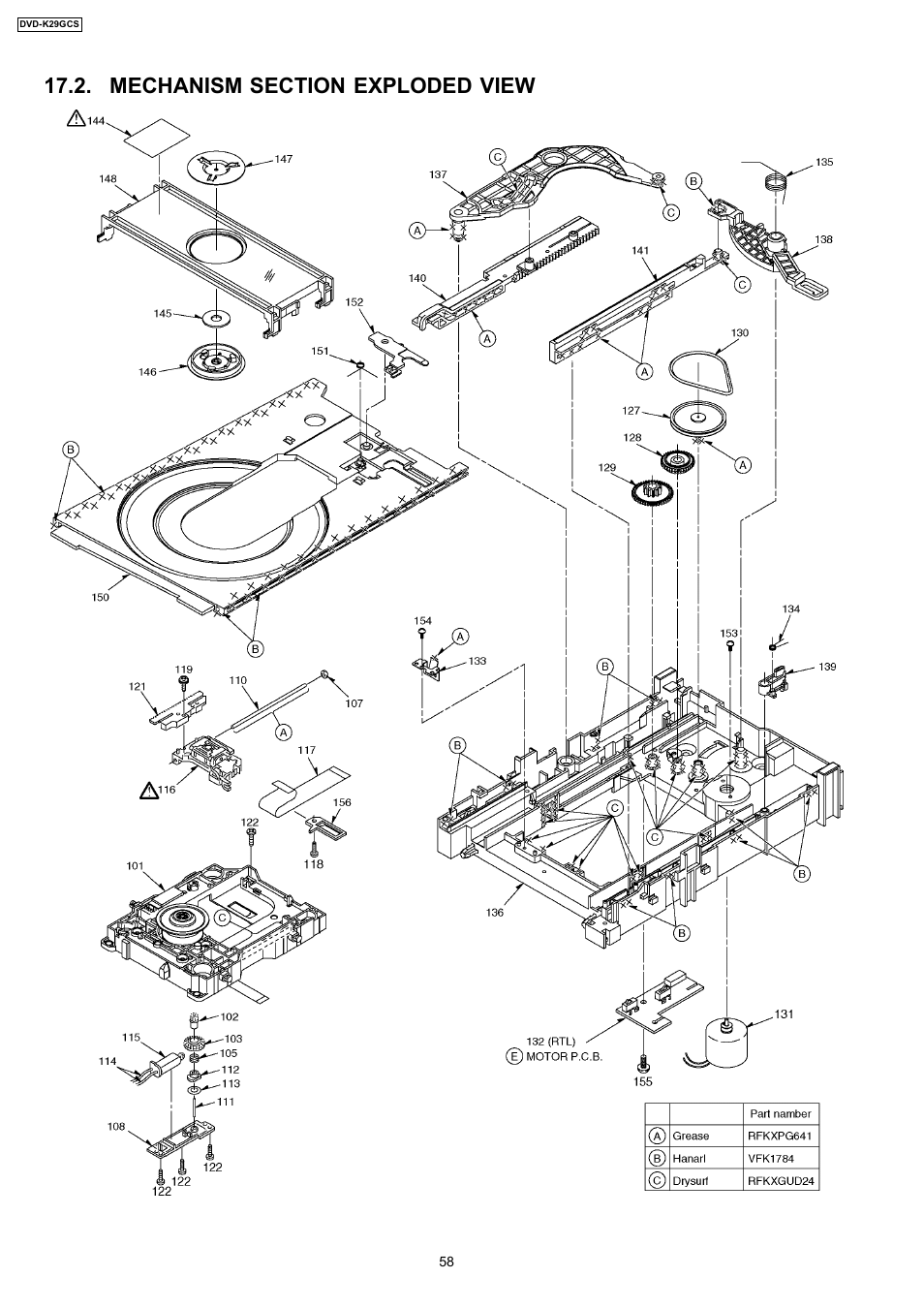 Panasonic DVD-K29GCS User Manual | Page 58 / 64
