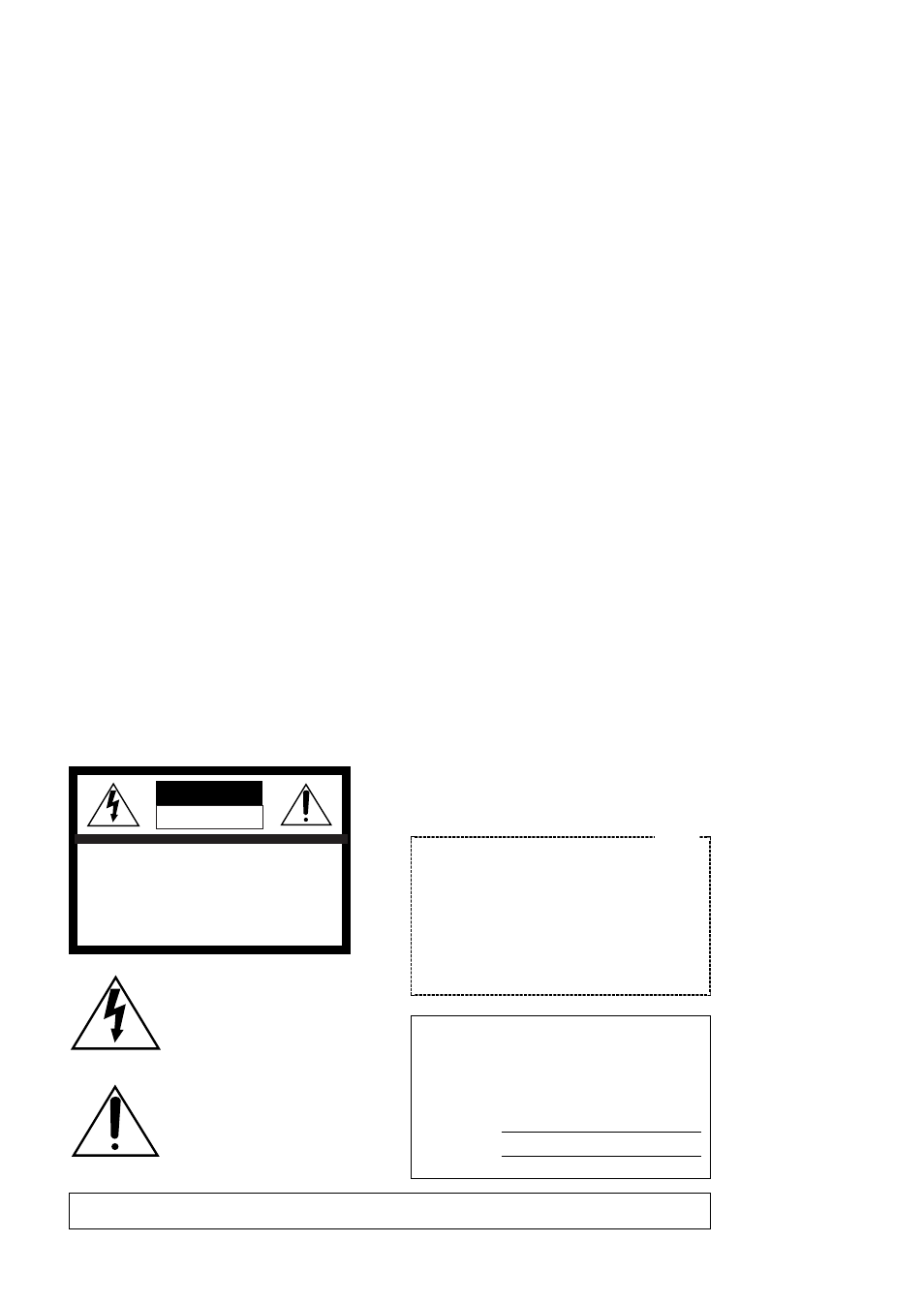 Caution | Panasonic WV-CF254 User Manual | Page 2 / 24