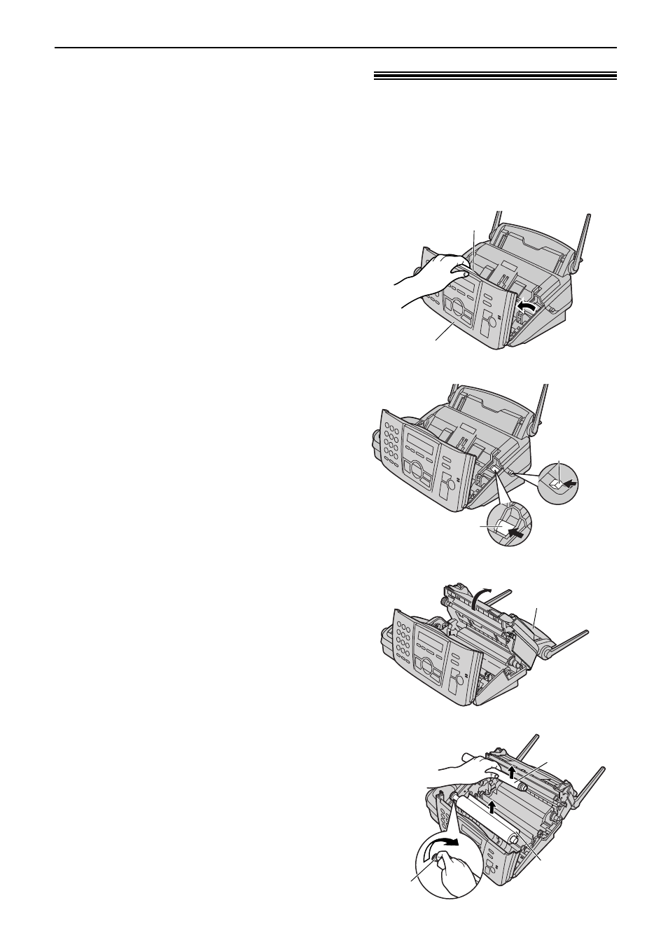 Setup (base unit), Ink film – installing / replacing | Panasonic KX-FC175AL User Manual | Page 13 / 96