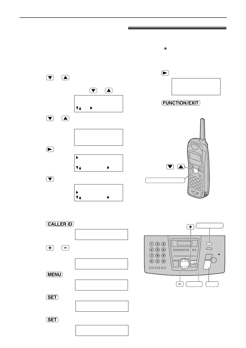 Storing caller information, Caller id, Into the base unit | Into the handset | Panasonic KX-FC175AL User Manual | Page 38 / 96