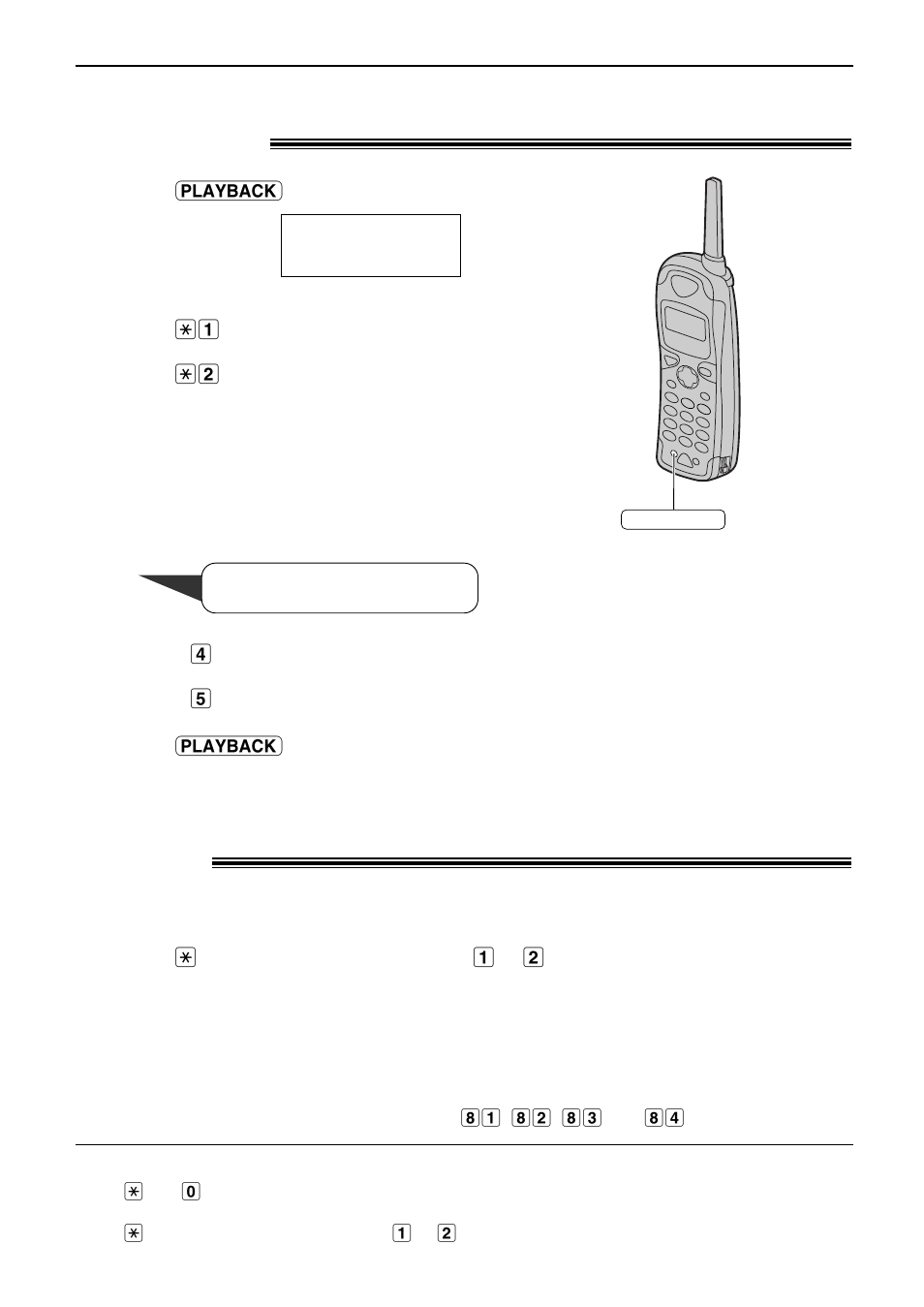 Listening to recorded messages using the handset, Voice mailbox | Panasonic KX-FC175AL User Manual | Page 67 / 96