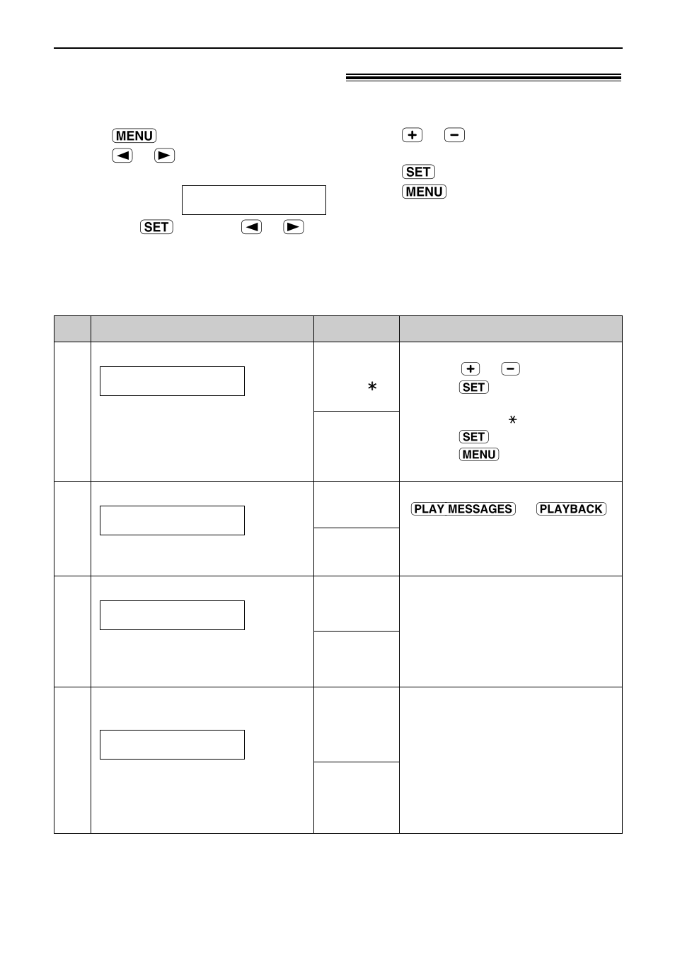 Features summary, Advanced features, How to set menu options | Programming table (cont.), Cont.) | Panasonic KX-FC175AL User Manual | Page 74 / 96