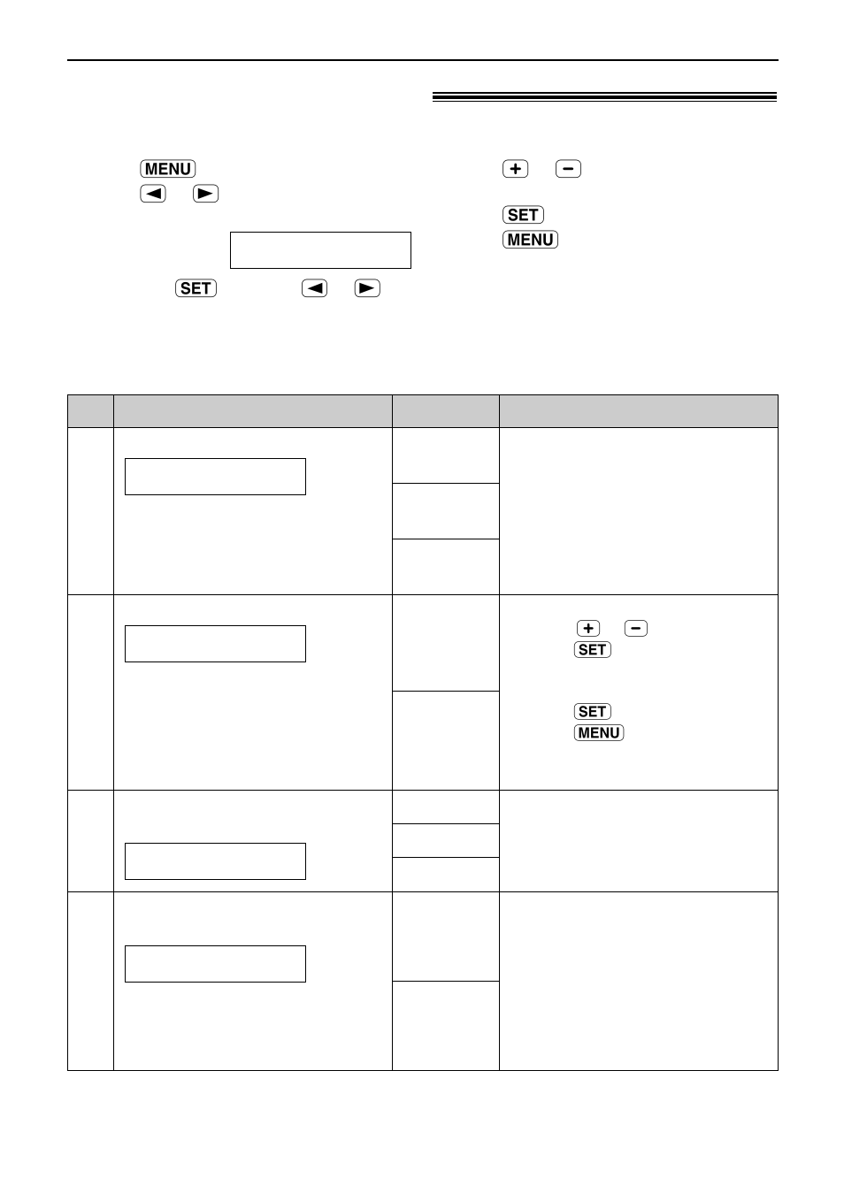 Features summary, Advanced features, Cont.) | How to set menu options, Programming table (cont.) | Panasonic KX-FC175AL User Manual | Page 76 / 96