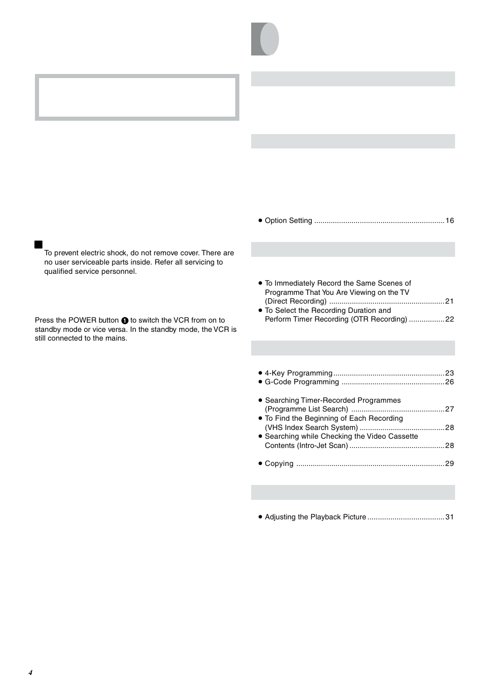 Panasonic NV-FJ600 User Manual | Page 4 / 34