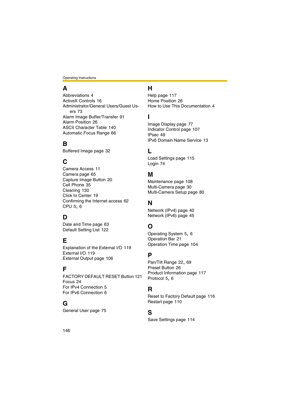 Panasonic KX-HCM280A User Manual | Page 146 / 148