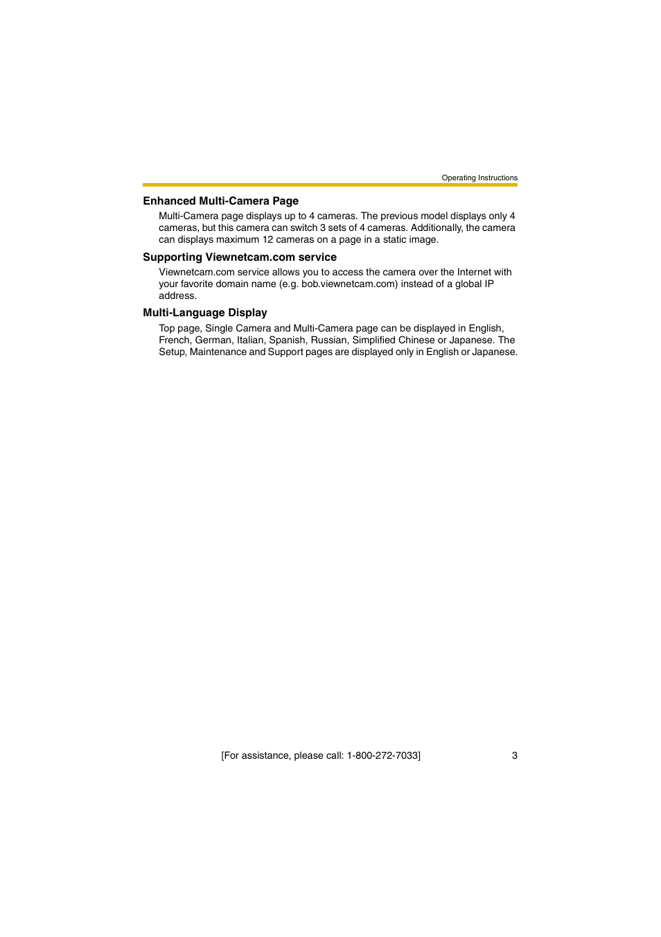 Panasonic KX-HCM280A User Manual | Page 3 / 148