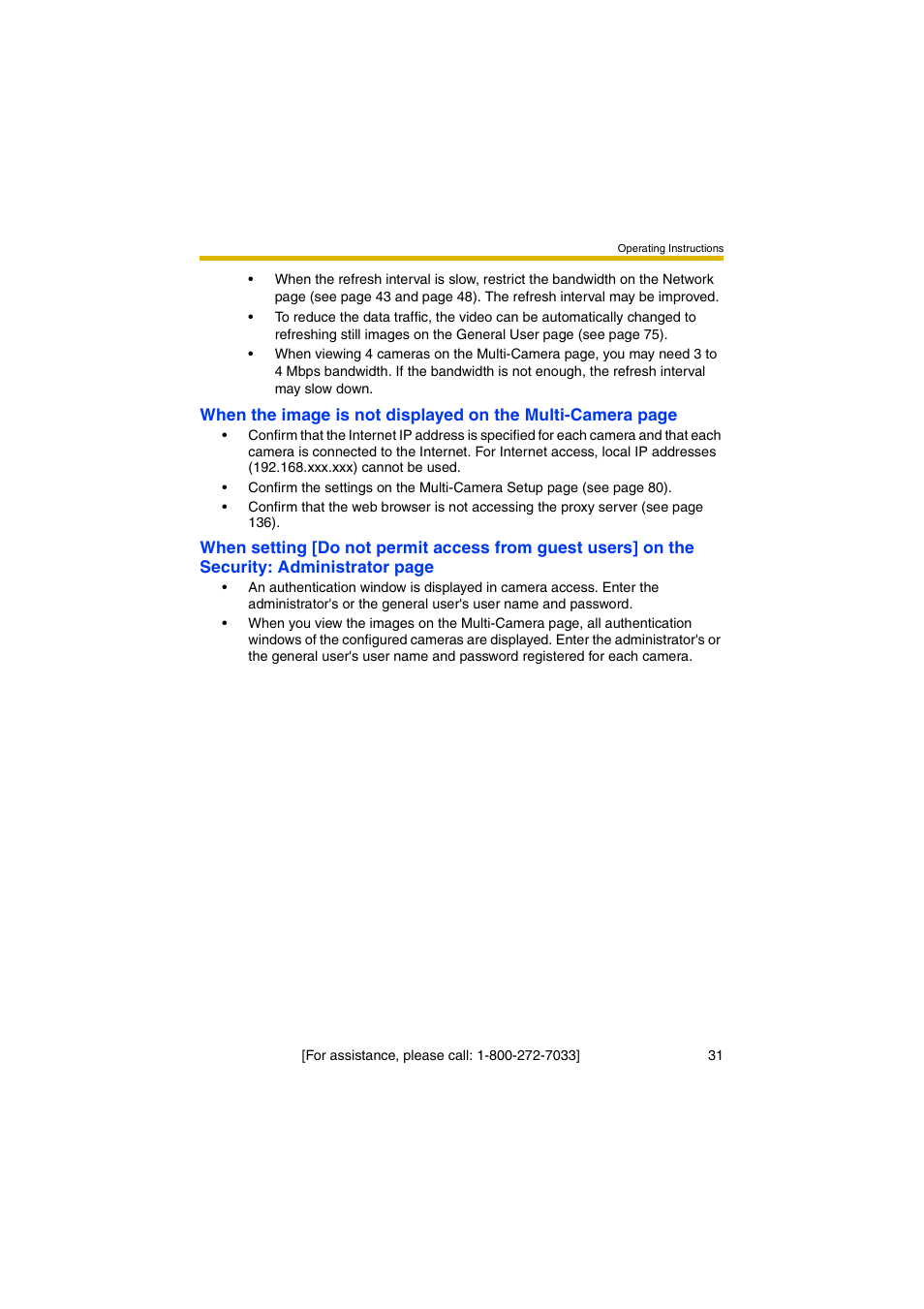 Panasonic KX-HCM280A User Manual | Page 31 / 148