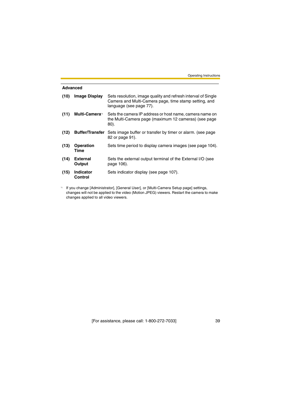 Panasonic KX-HCM280A User Manual | Page 39 / 148