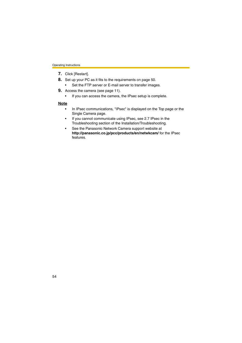 Panasonic KX-HCM280A User Manual | Page 54 / 148