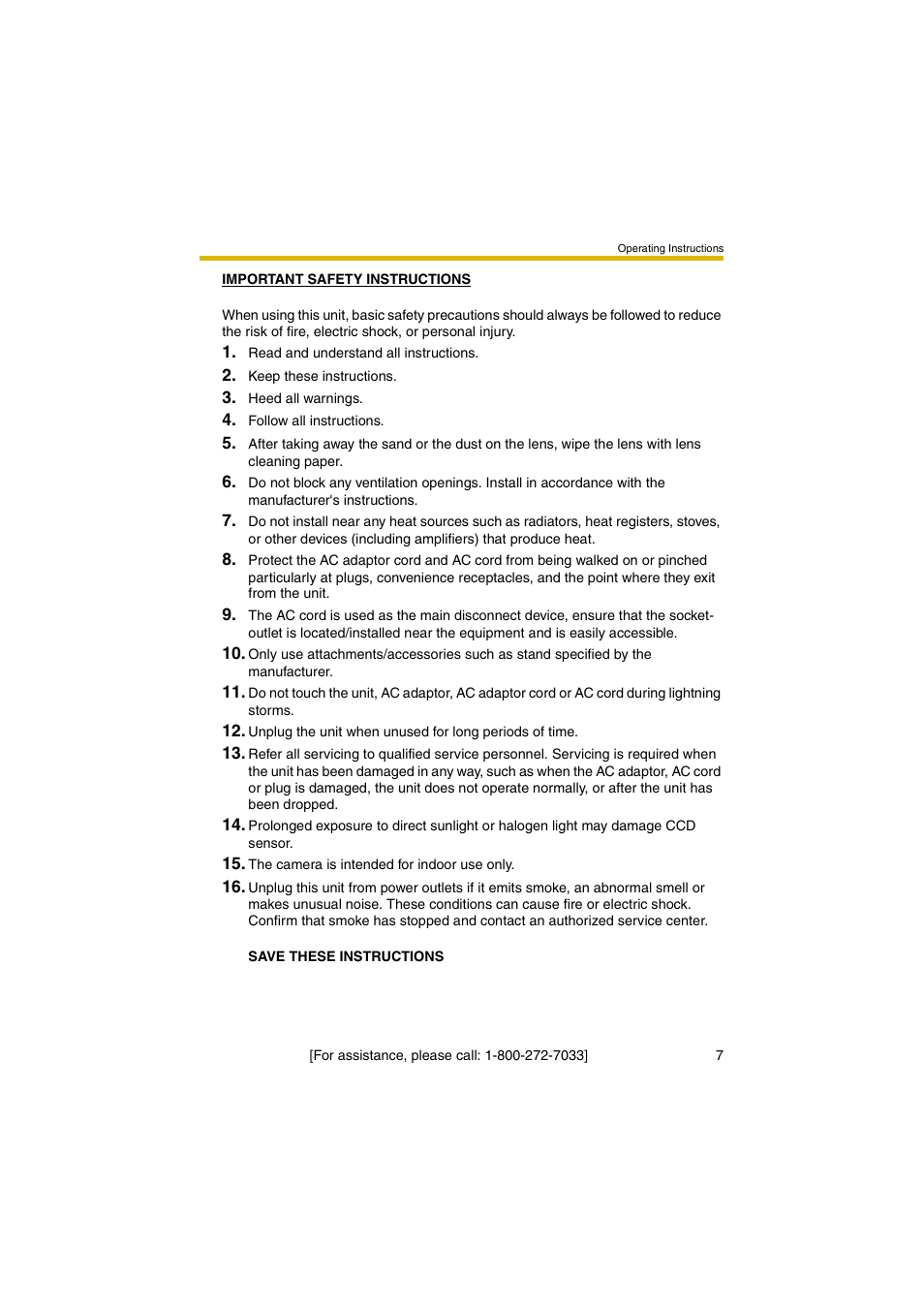 Panasonic KX-HCM280A User Manual | Page 7 / 148