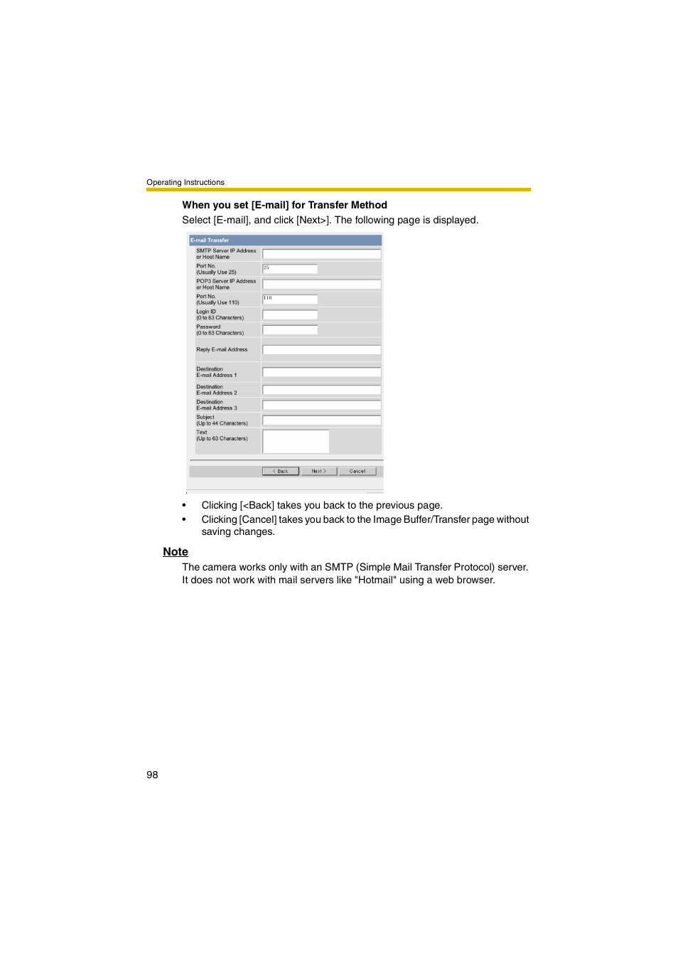 Panasonic KX-HCM280A User Manual | Page 98 / 148