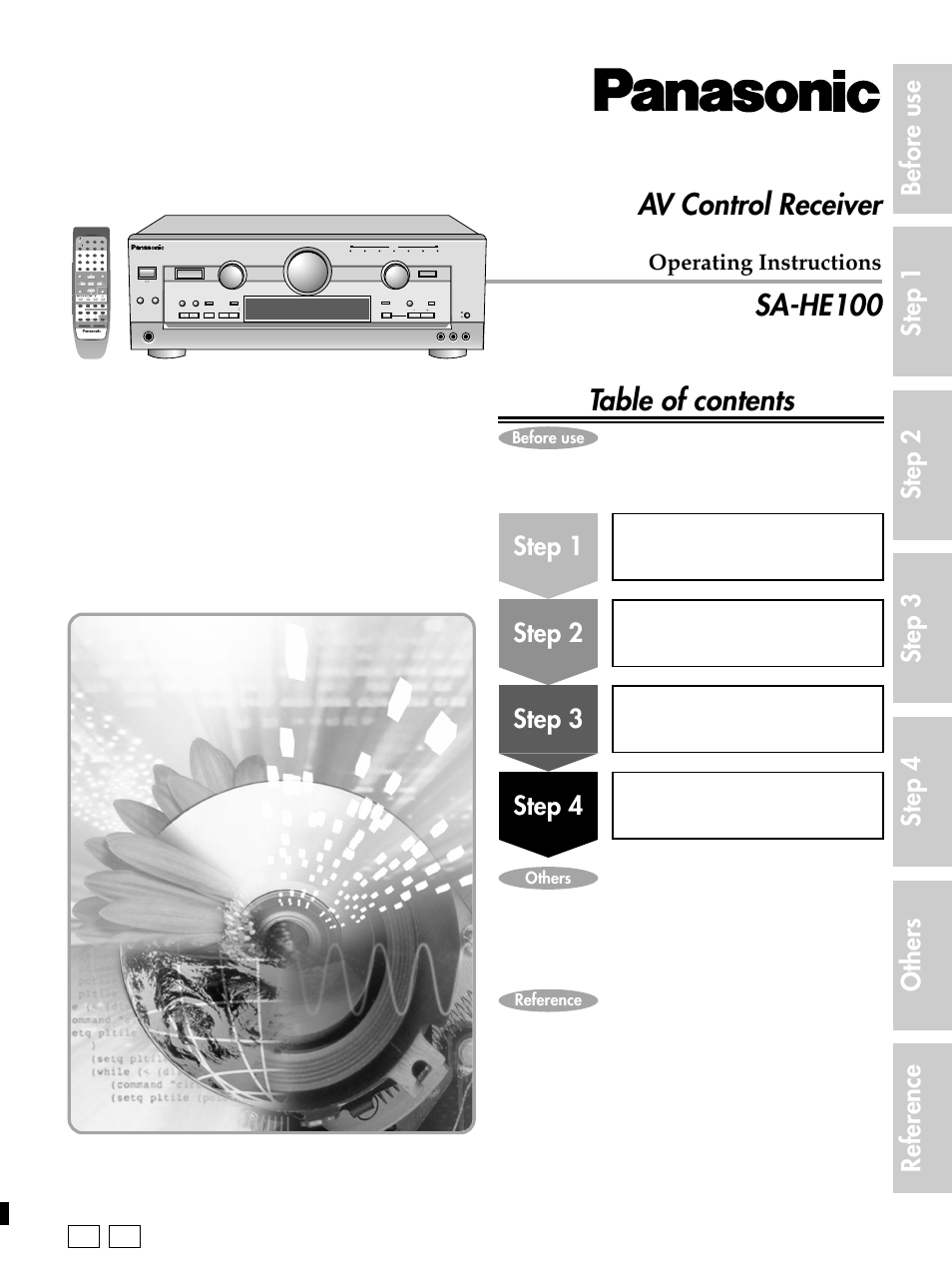 Panasonic SA-HE100  EN User Manual | 20 pages