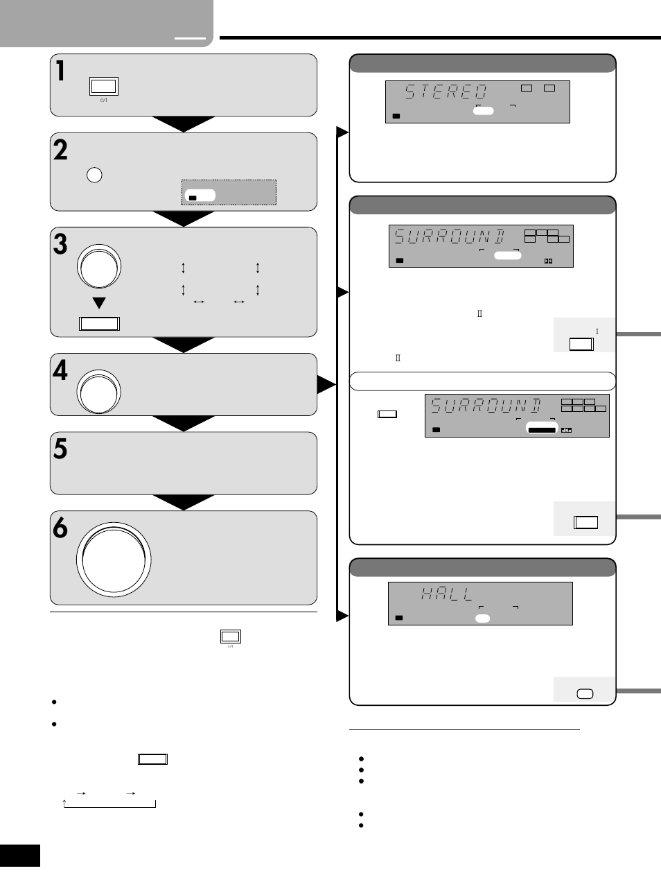 Step, Basic operations, Switch on | Turn speakers a on, Select input, Surround mode stereo mode sfc modes | Panasonic SA-HE100  EN User Manual | Page 10 / 20