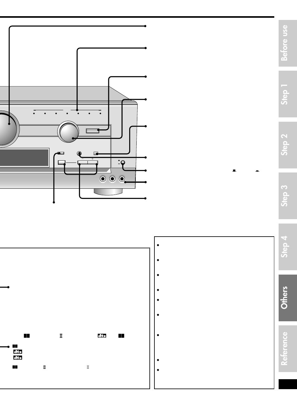 Subwoofer level button [subwoofer, Tape monitor button [tape monitor, For your reference | Panasonic SA-HE100  EN User Manual | Page 13 / 20