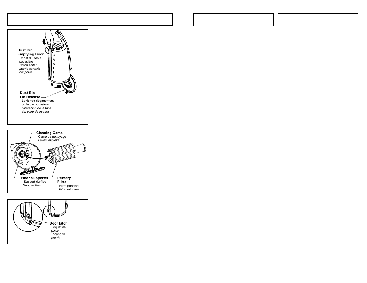 Anneau du tuyau et son support, Filter changing and cleaning | Panasonic MC-V7720 User Manual | Page 27 / 60