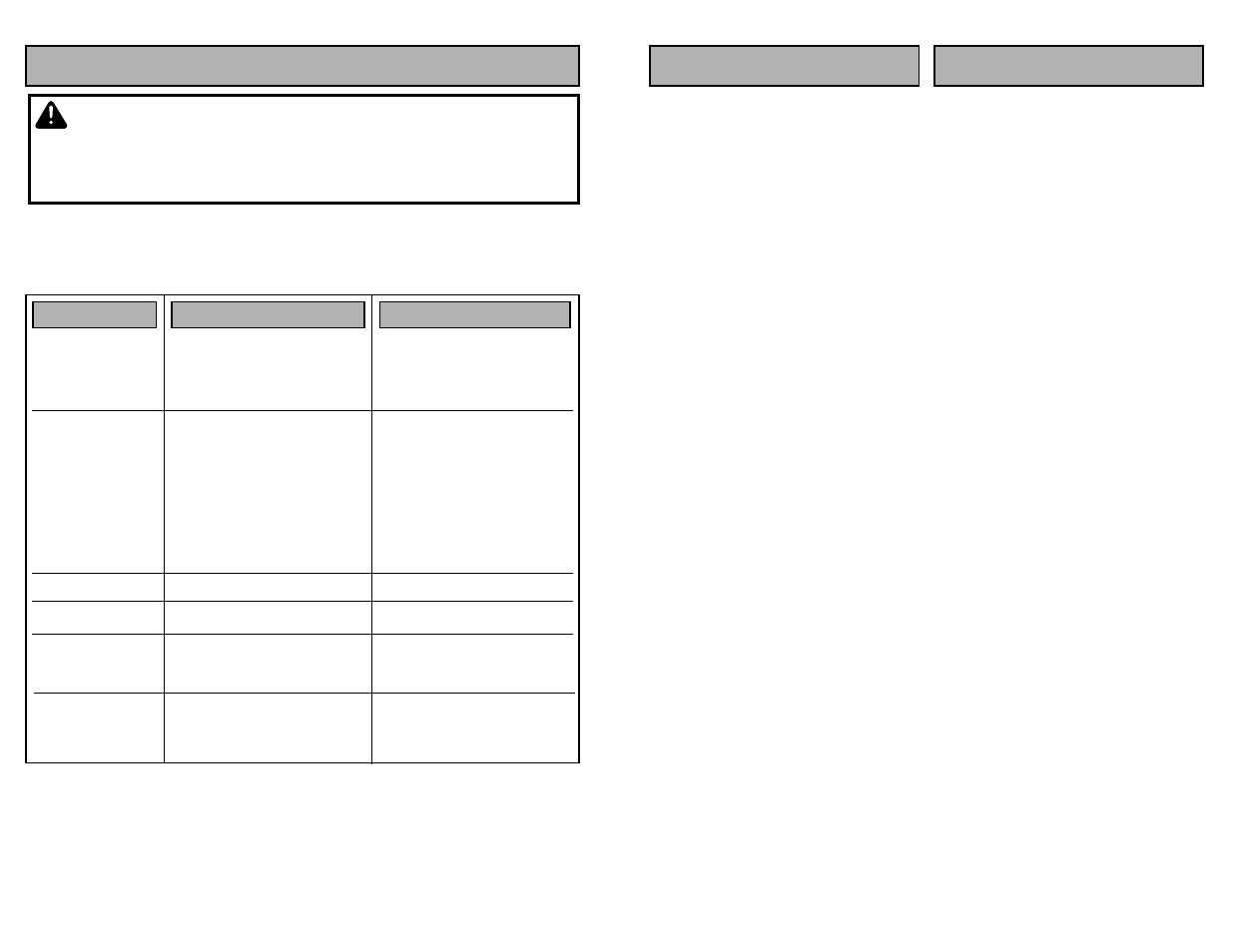 Before requesting service, Warning | Panasonic MC-V7720 User Manual | Page 52 / 60