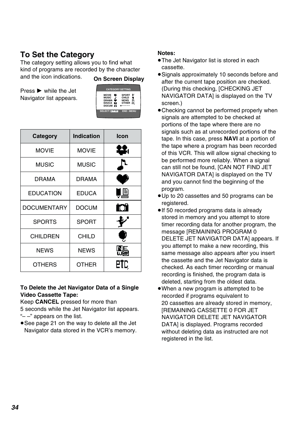 Panasonic NV-FJ610PMP User Manual | Page 34 / 43