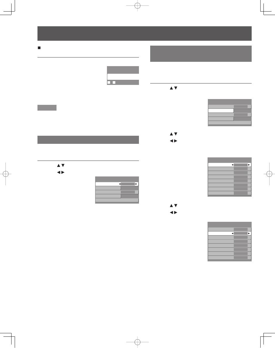 Lock set, Channel lock (block channel selection), Lock feature (continued) | Enter password | Panasonic PT-50LCZ70 User Manual | Page 42 / 68