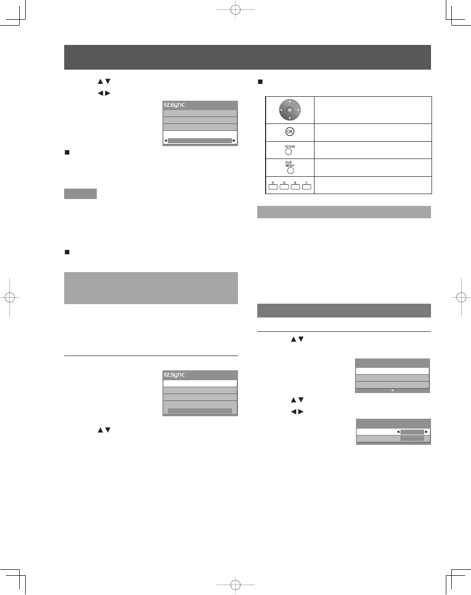 Other adjust, Setup features (continued), One-touch theater playback | Panasonic PT-50LCZ70 User Manual | Page 54 / 68