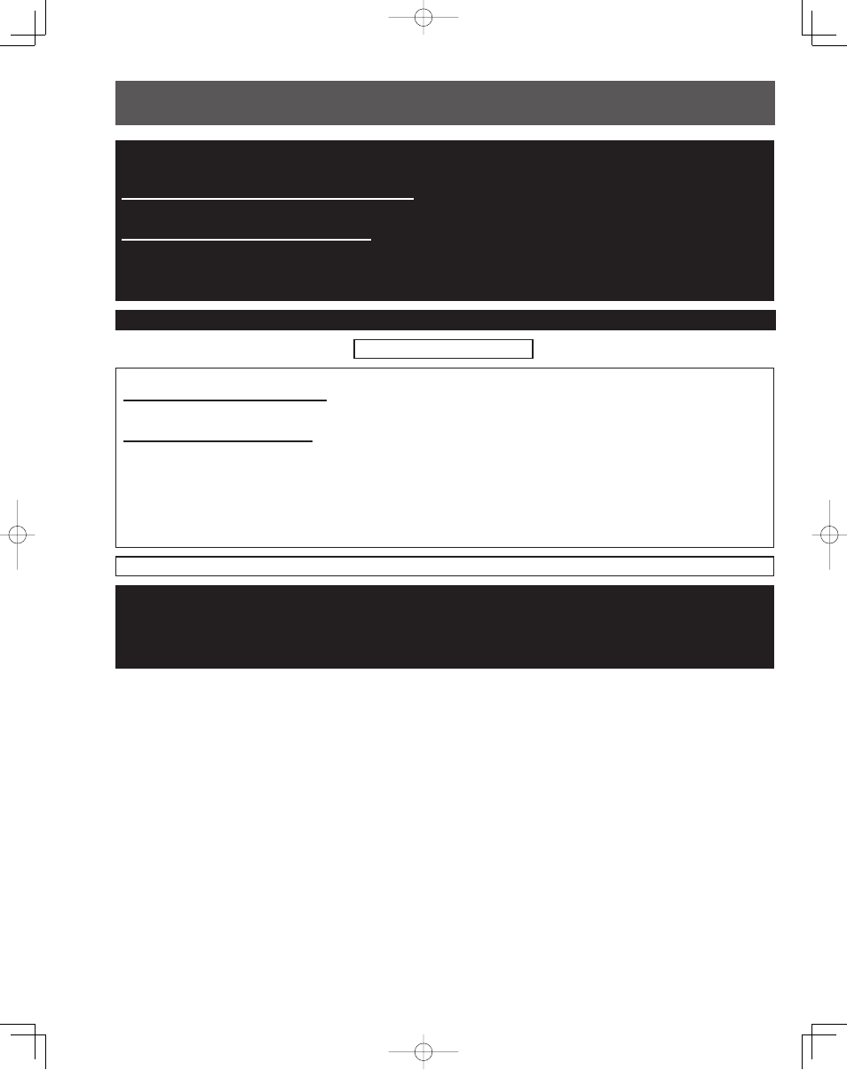 Customer services directory (for u.s.a.) | Panasonic PT-50LCZ70 User Manual | Page 64 / 68