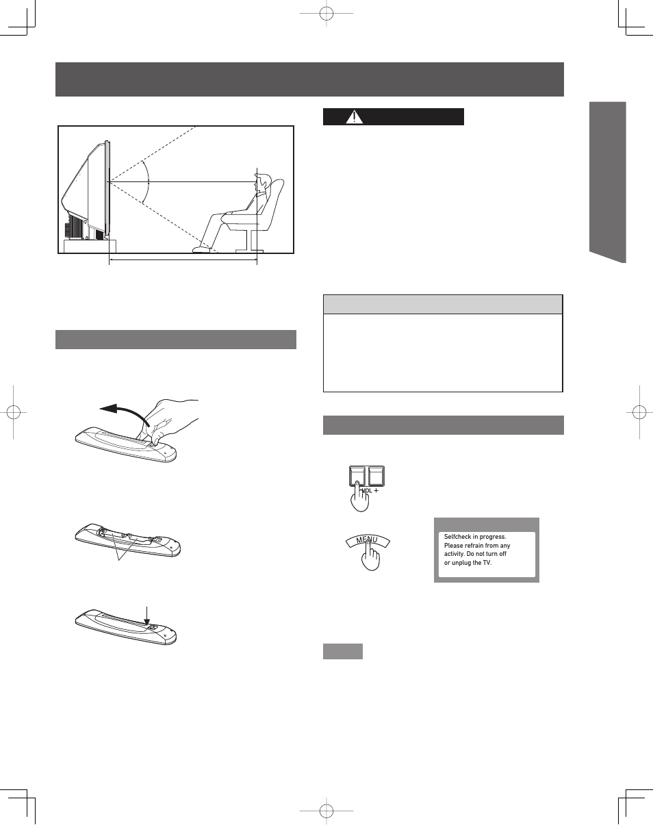 Getting start ed, Caution, Remote control battery installation | Helpful hints | Panasonic PT-50LCZ70 User Manual | Page 7 / 68