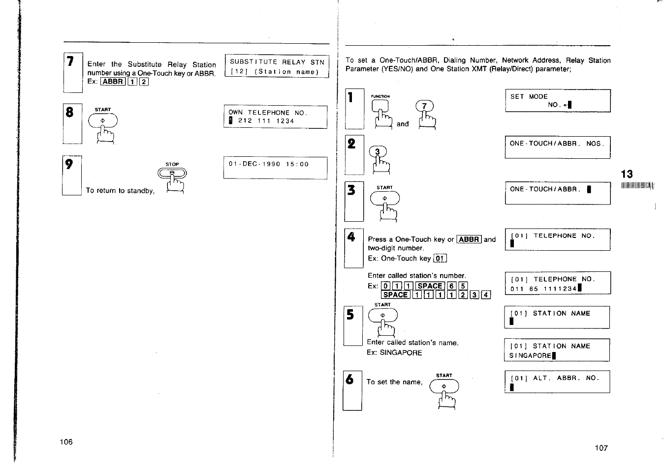 Panasonic Panafax UF-160 User Manual | Page 55 / 69