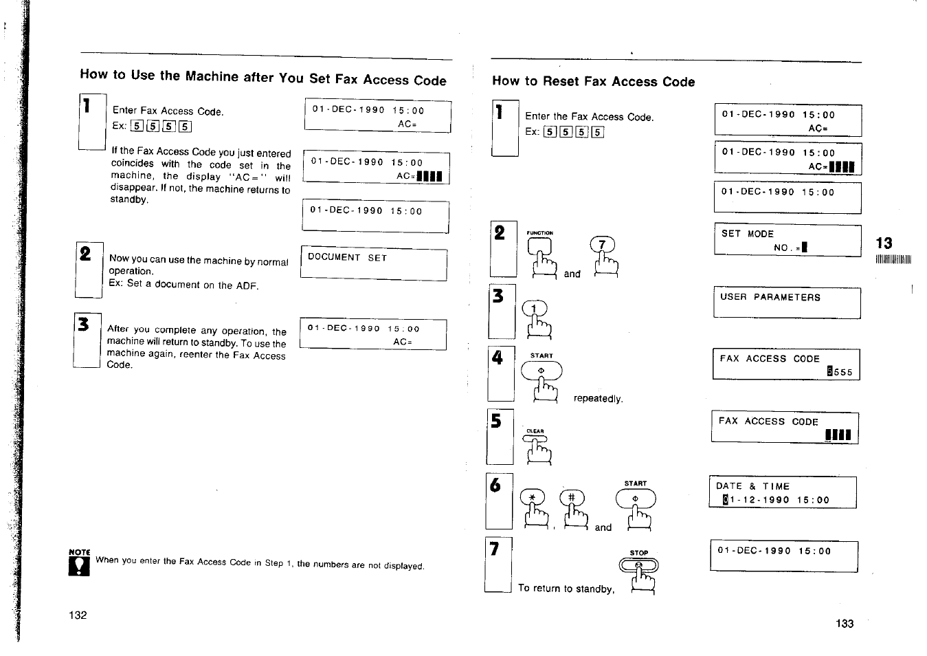 Panasonic Panafax UF-160 User Manual | Page 68 / 69