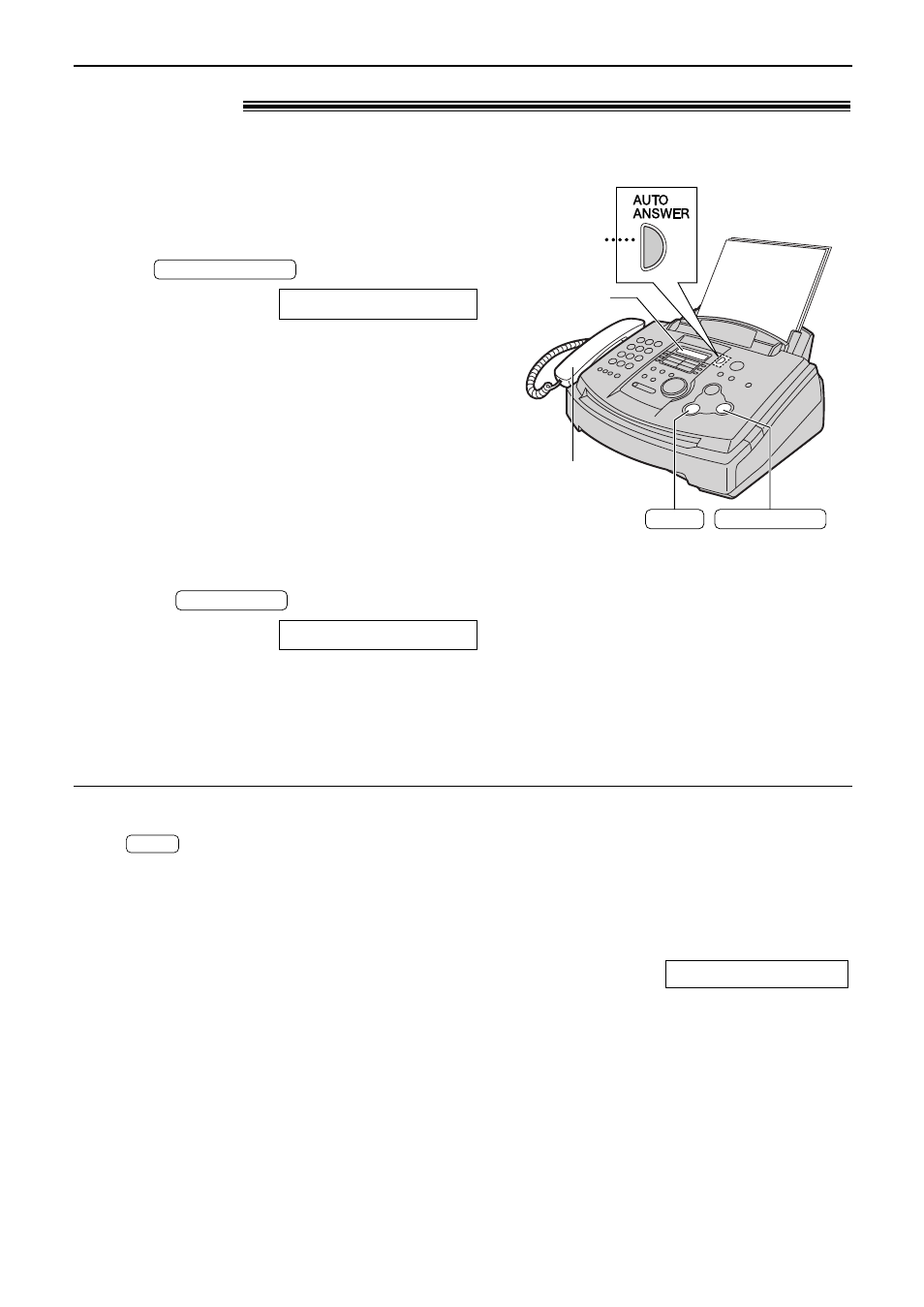 Receiving faxes, Tel mode ! (answering all calls manually), Activating tel mode receiving a fax manually | Panasonic KX-FL501E User Manual | Page 44 / 86