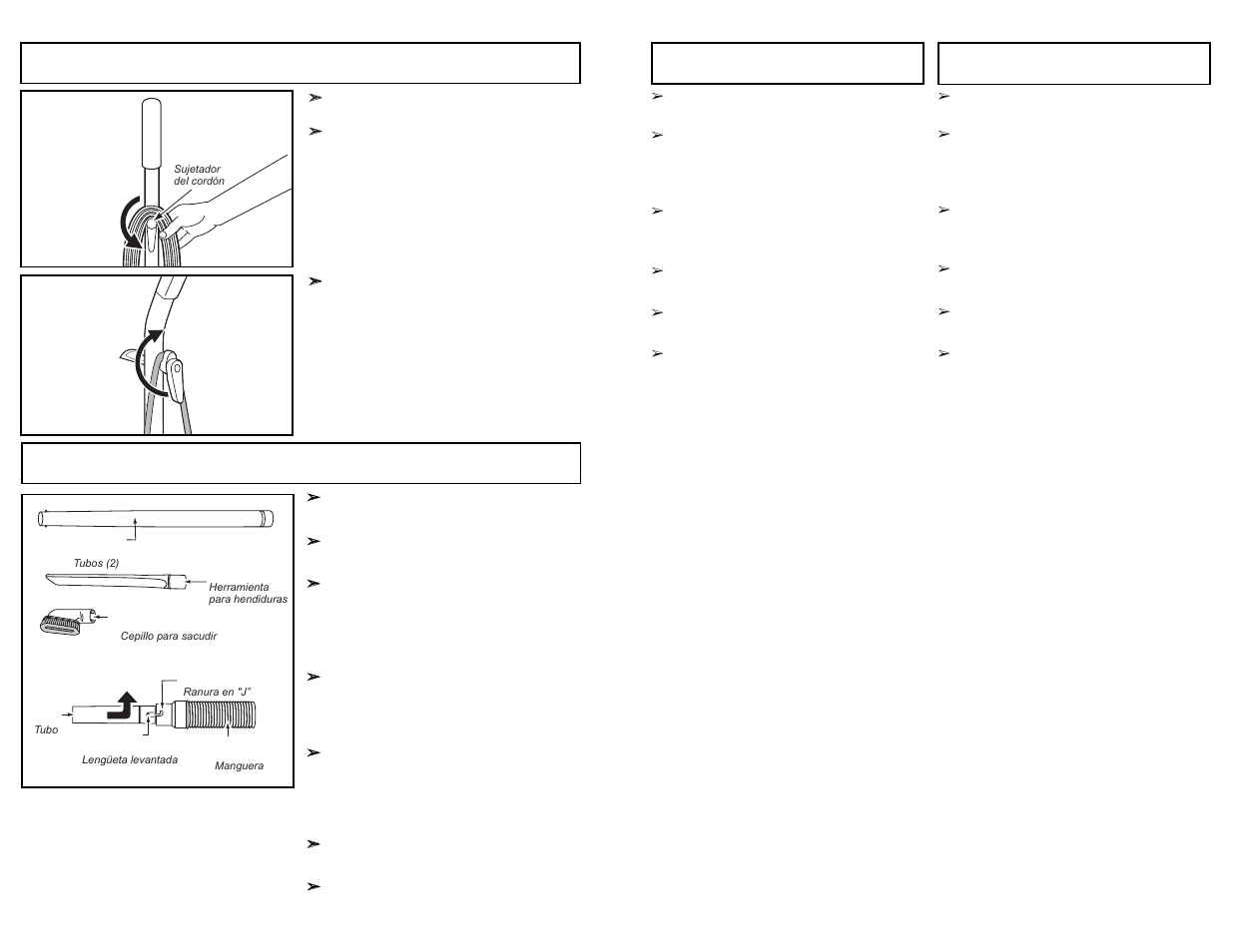 Using cord hook tool storage | Panasonic MC-UG509 User Manual | Page 14 / 48