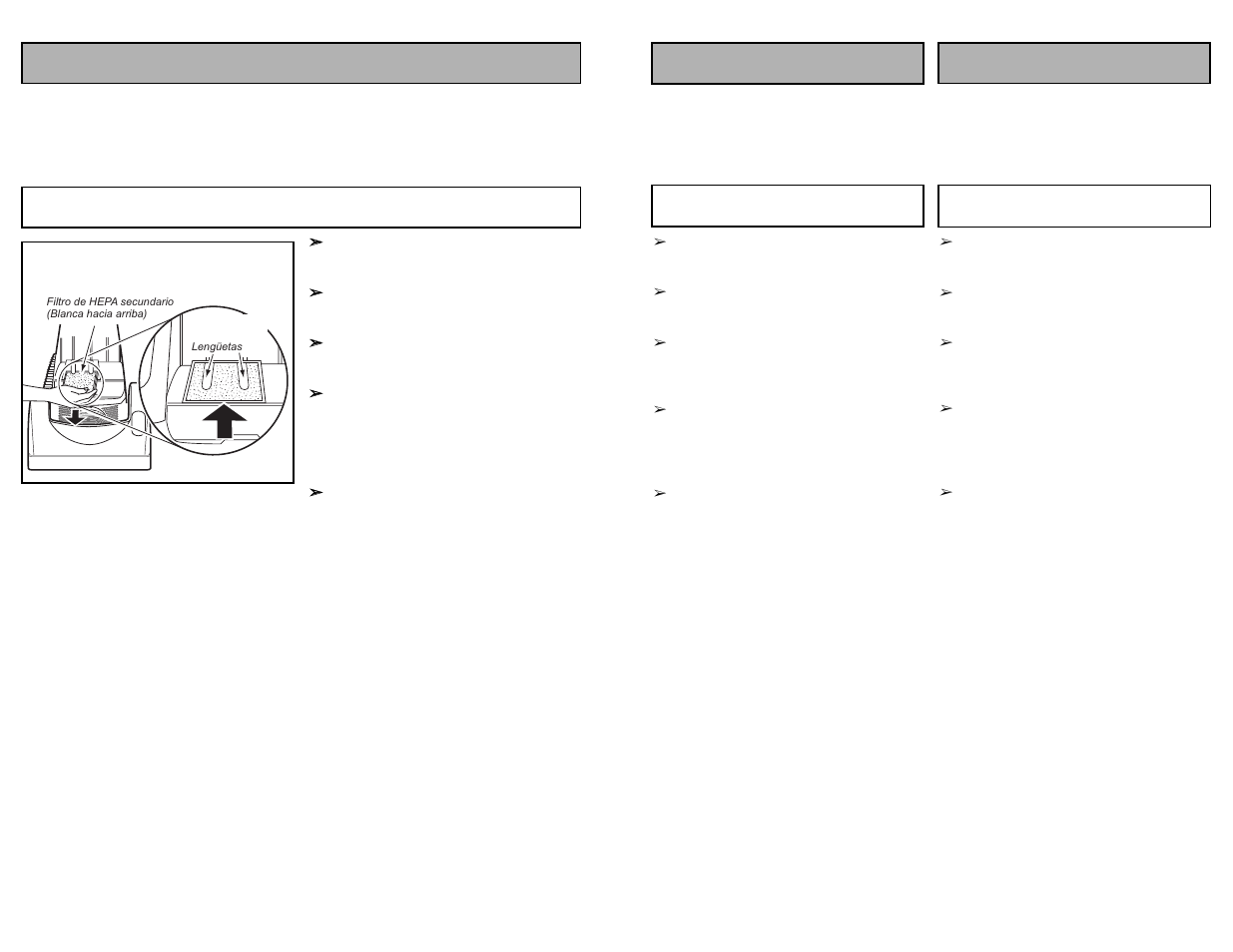 Routine care of vacuum cleaner, Replacing secondary hepa filter | Panasonic MC-UG509 User Manual | Page 24 / 48