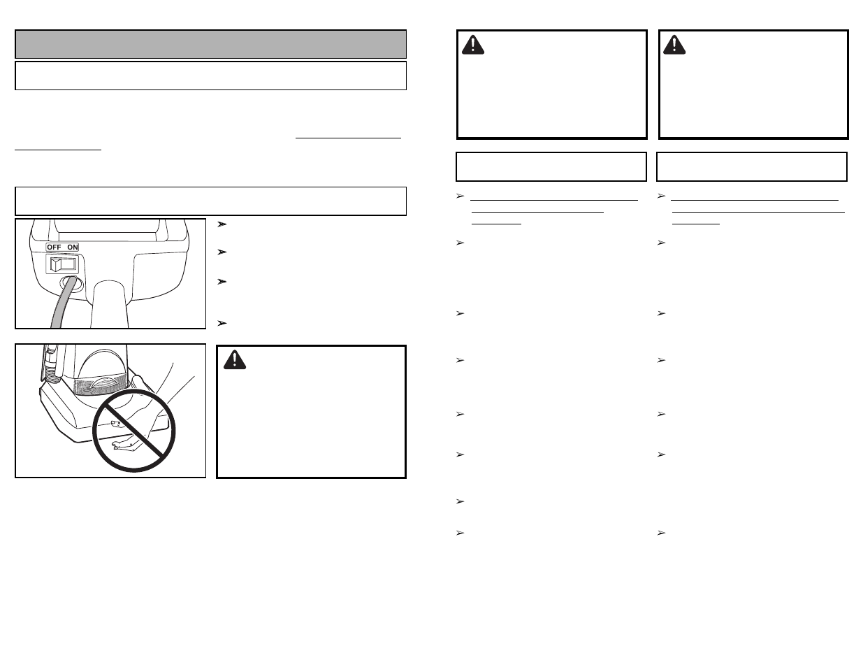 Avertissement, Advertencia, Caution | Panasonic MC-UG509 User Manual | Page 29 / 48