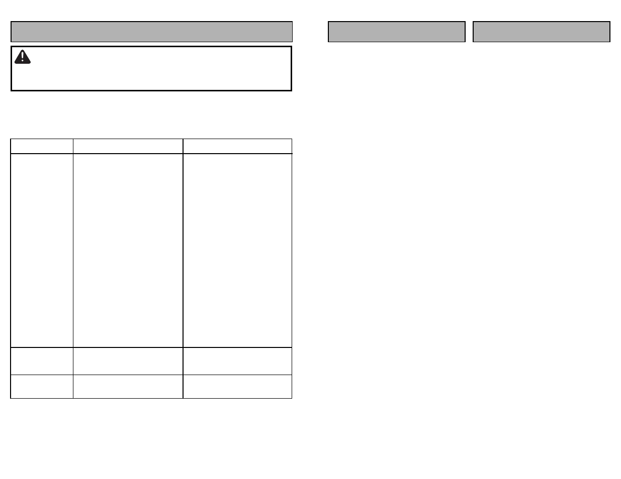 Antes de pedir servicio, Advertencia | Panasonic MC-UG509 User Manual | Page 40 / 48