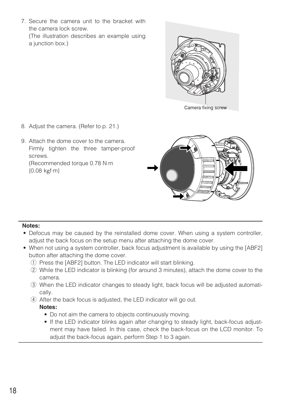 Panasonic WV-CW484F User Manual | Page 18 / 50