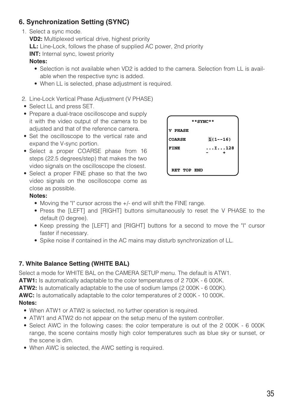 Panasonic WV-CW484F User Manual | Page 35 / 50