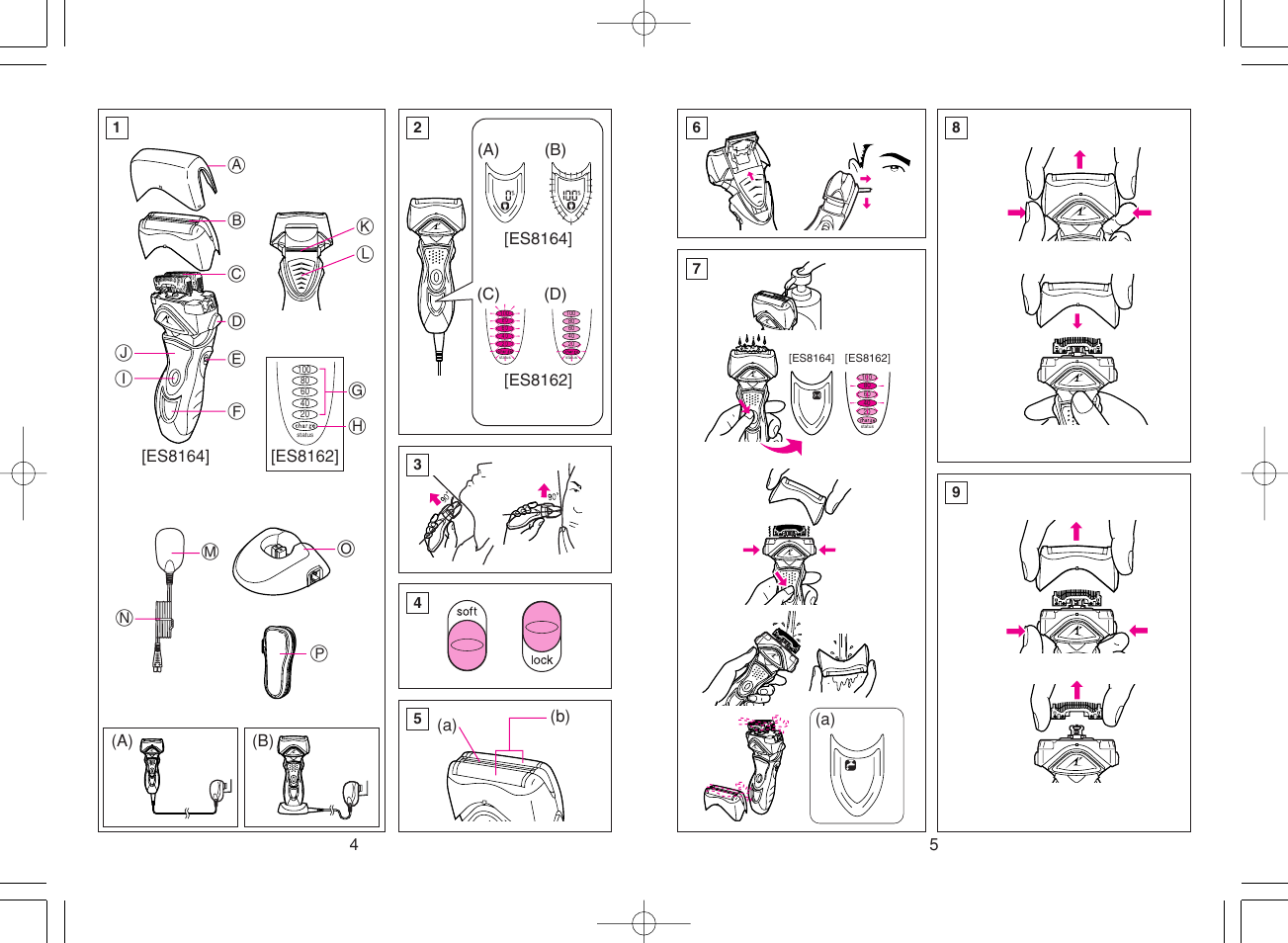 Panasonic ES8164 User Manual | Page 3 / 14
