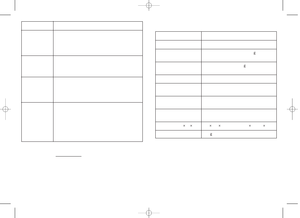 Specifications | Panasonic EW3111 User Manual | Page 10 / 10