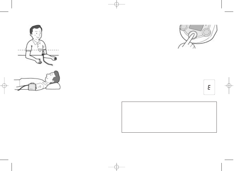 Measuring your blood pressure | Panasonic EW3111 User Manual | Page 7 / 10