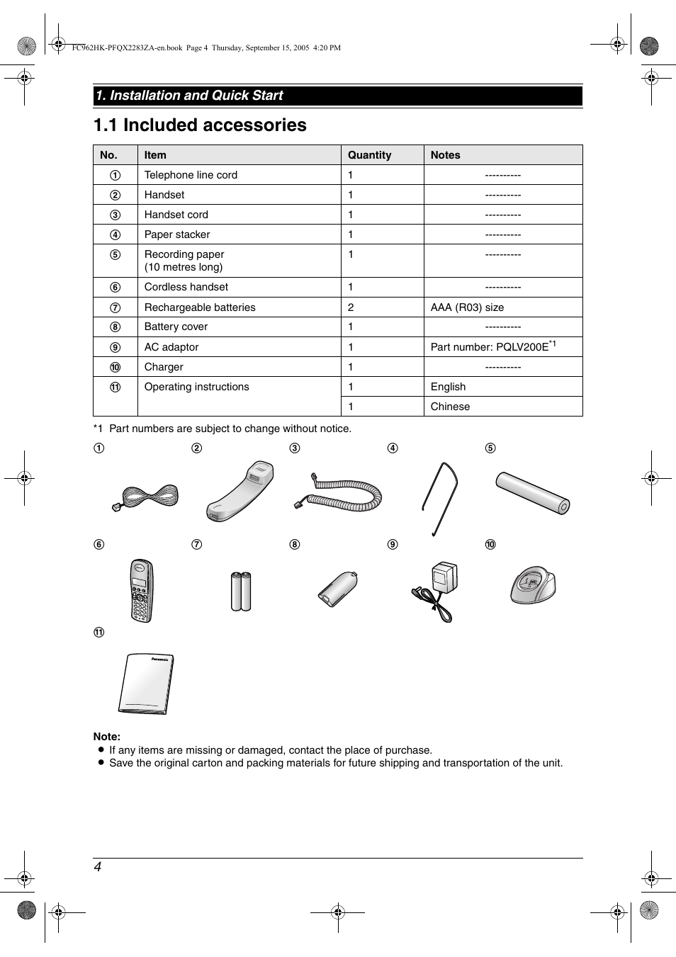 Panasonic KX-FC962HK User Manual | Page 4 / 104