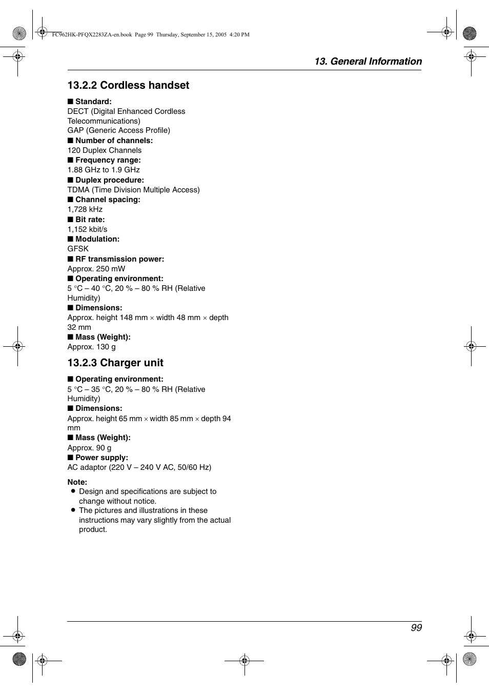 Panasonic KX-FC962HK User Manual | Page 99 / 104