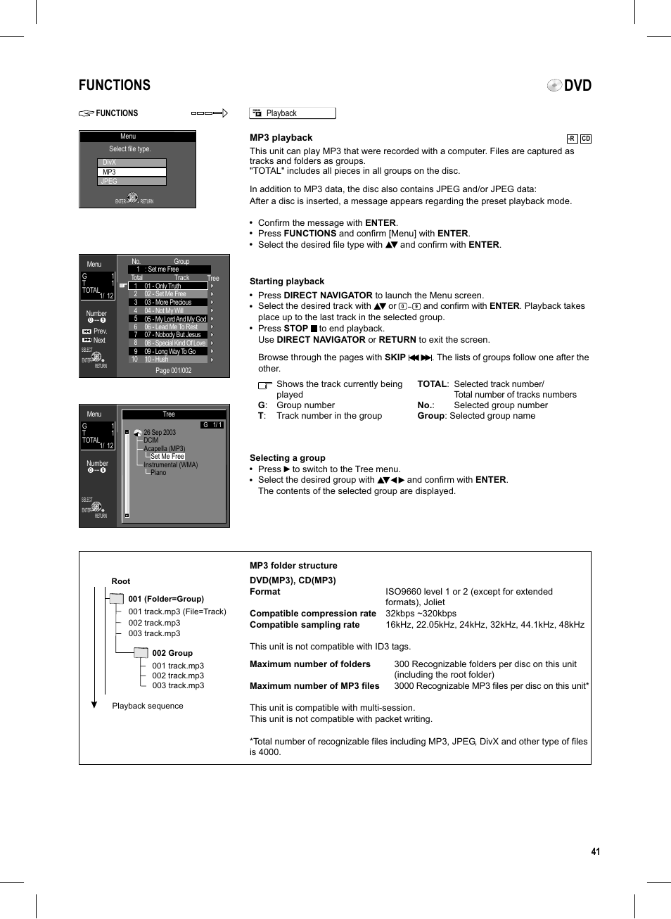 Seite41, Functions | Panasonic DMR-EX95V User Manual | Page 41 / 84