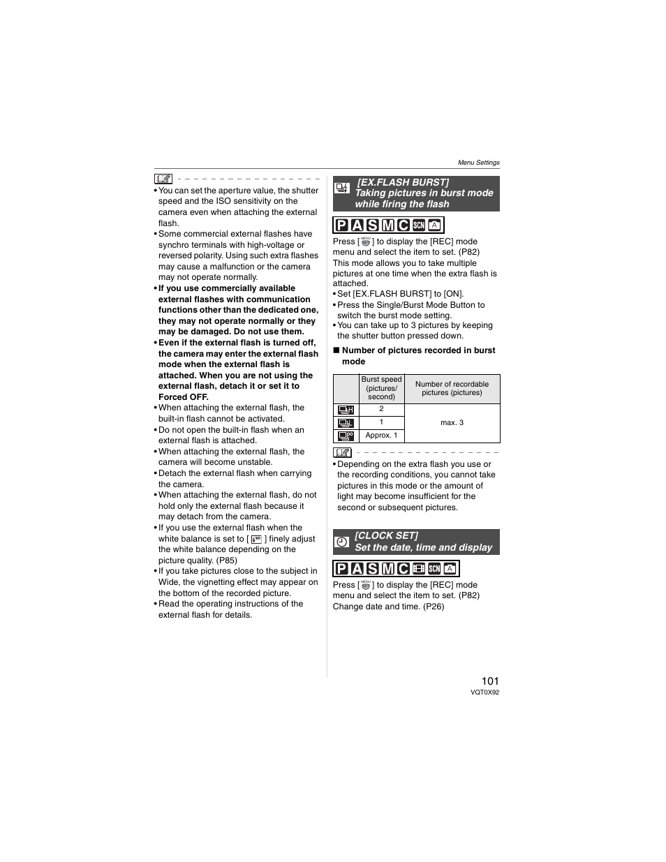 Panasonic DMC-FZ50 User Manual | Page 101 / 144