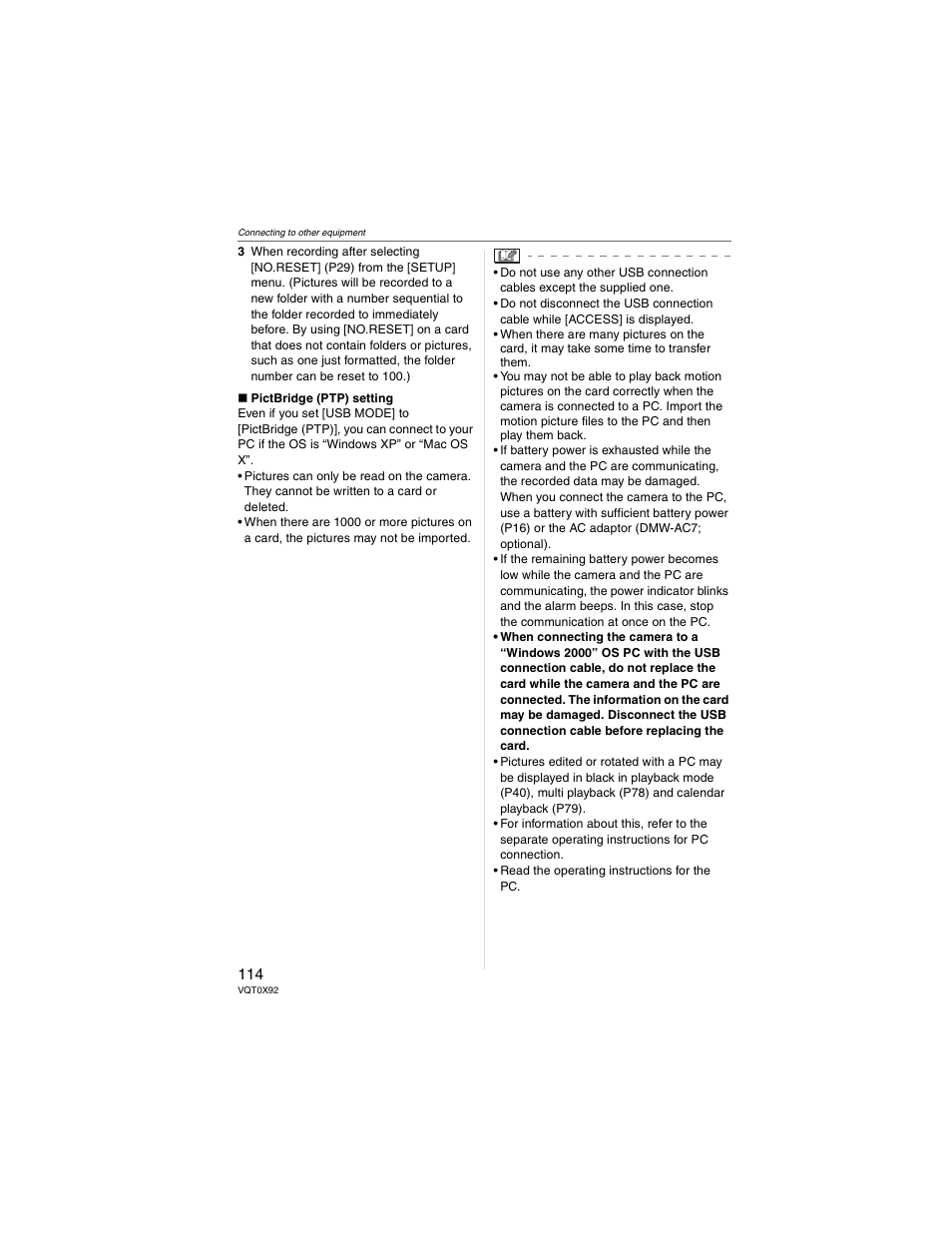 Panasonic DMC-FZ50 User Manual | Page 114 / 144