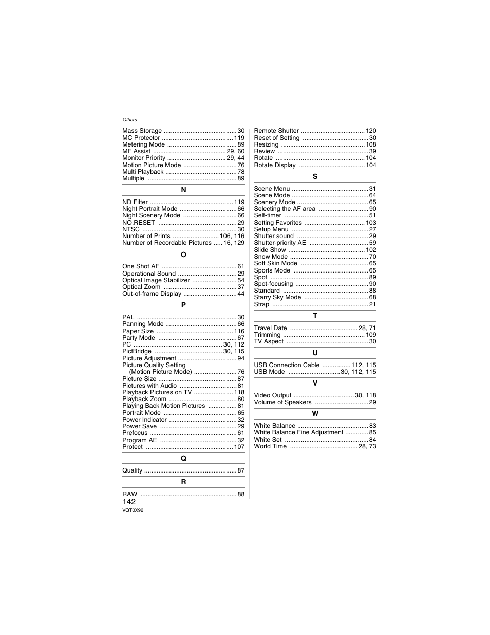 Panasonic DMC-FZ50 User Manual | Page 142 / 144
