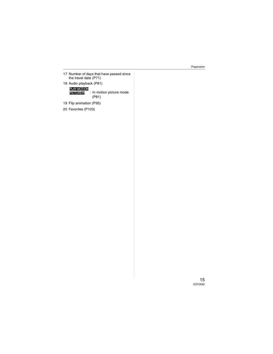 Panasonic DMC-FZ50 User Manual | Page 15 / 144