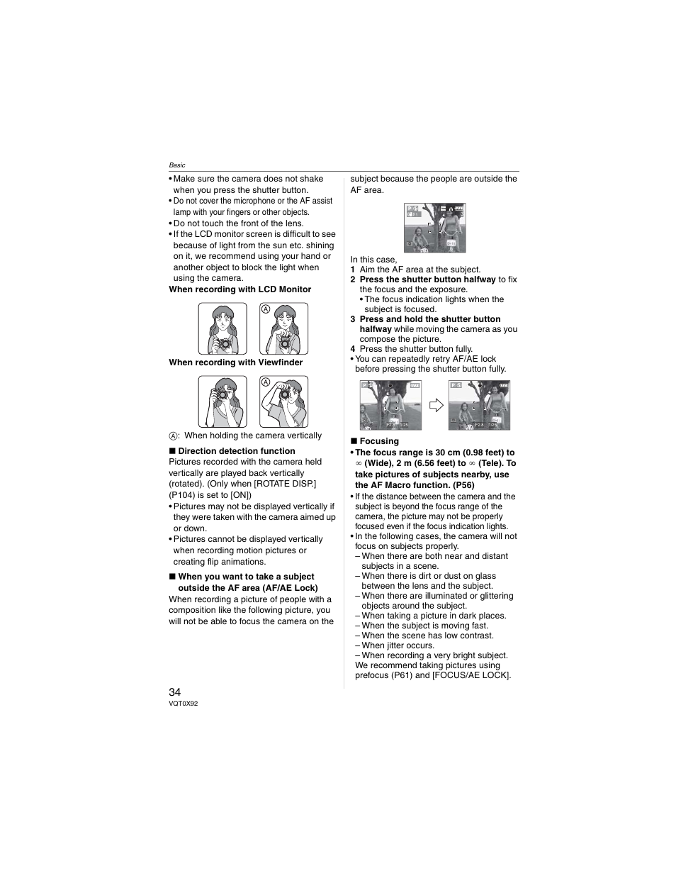 Panasonic DMC-FZ50 User Manual | Page 34 / 144