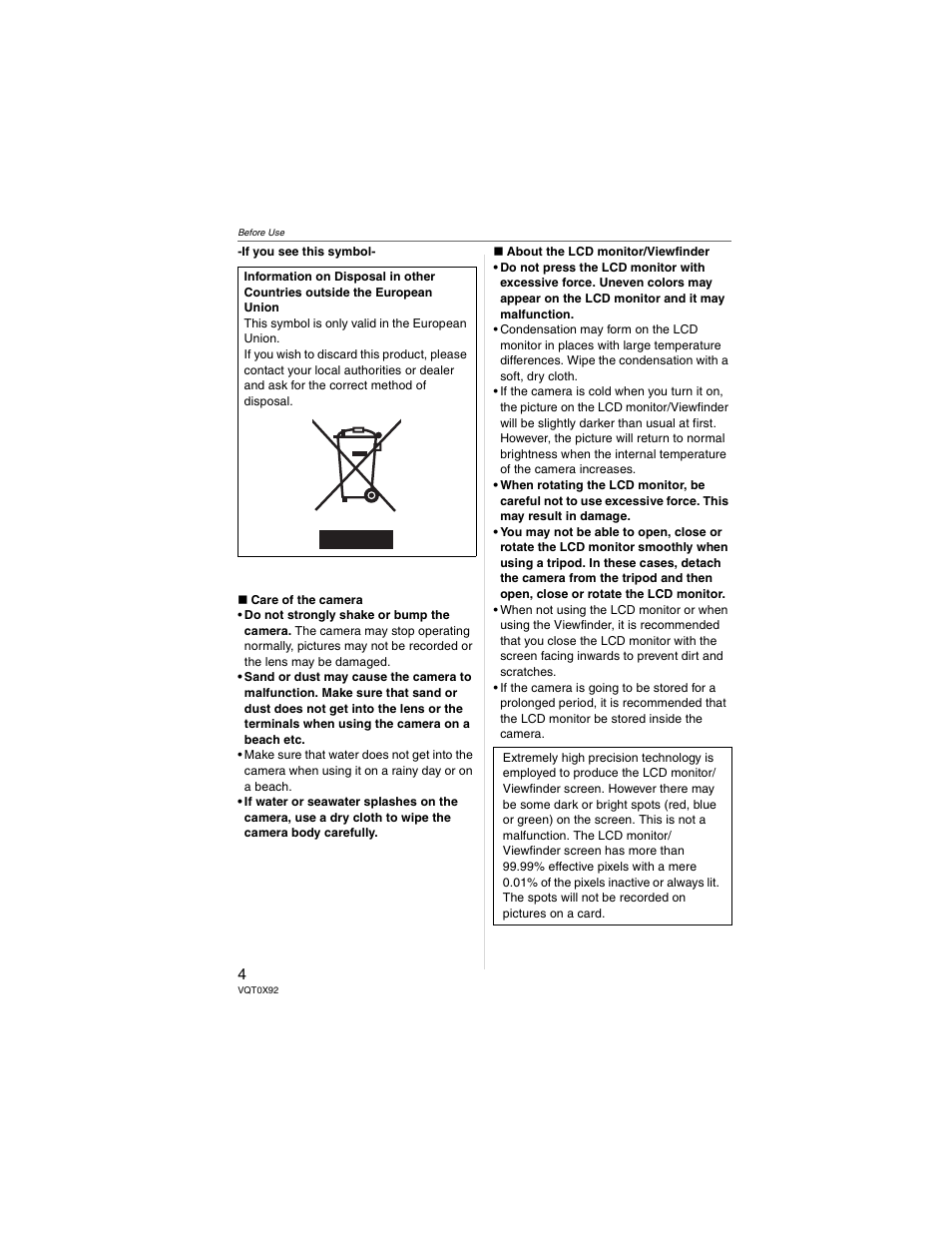 Panasonic DMC-FZ50 User Manual | Page 4 / 144