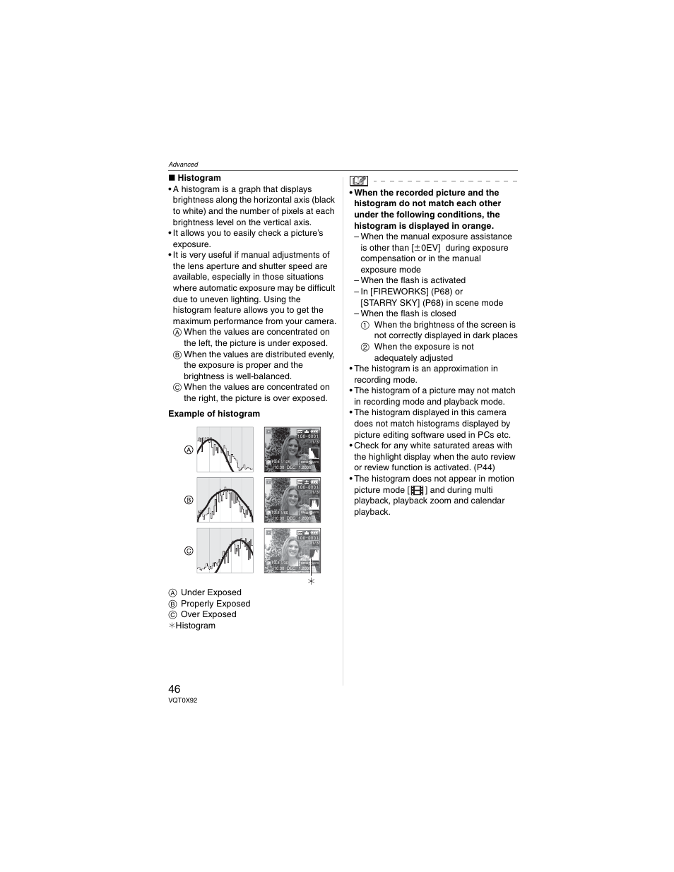 Panasonic DMC-FZ50 User Manual | Page 46 / 144